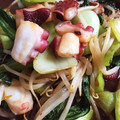 Chakye's cooksnap of when they made タコの中華炒め.