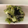 ma___111's cooksnap of when they made しゃきしゃきレタスの胡麻和え☆.