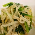 れおんトーマス's cooksnap of when they made 超簡単！小松菜の三色ナムル.