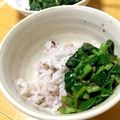 YKPON's cooksnap of when they made モロヘイヤのおかか和え.