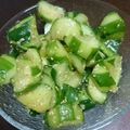 ロビタ000's cooksnap of when they made ごまきゅうり.