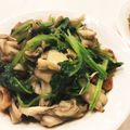 のぼるまっく's cooksnap of when they made 舞茸とほうれん草炒めもの☆.