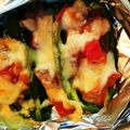 智恵ちゃんのつく恋慕's cooksnap of when they made 簡単！ピーマンのガーリックチーズ焼き.