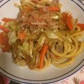 エンジェルパンダ's cooksnap of when they made お手軽焼きうどん.