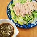 蜜茄子's cooksnap of when they made しっとり美味しい茹で鶏の香味ソース♪.