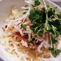駄々子's cooksnap of when they made 時短！ささみと梅肉の冷製パスタ風うどん！.