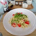 melmarilyn's cooksnap of when they made 簡単！ランチに♫トマトと大葉の冷製パスタ.