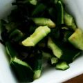 クックOYTSP1☆'s cooksnap of when they made 材料３つで✩オクラと胡瓜の塩昆布和え.