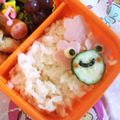 ✪maki✪'s cooksnap of when they made 可愛くて簡単カエルキャラ弁当♪梅雨6月夏.