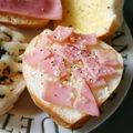 ma04tsu's cooksnap of when they made オリーブオイルで☆ハムチーズトースト.