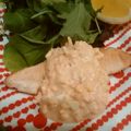 アルカママ's cooksnap of when they made 鮭のムニエル☆春色タルタルソース♪.