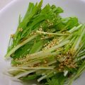 __puririn's cooksnap of when they made 簡単！水菜のごまサラダ.
