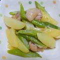 SoraｰRyu's cooksnap of when they made 新じゃがとアスパラの味噌炒め.