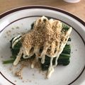 ねこ's cooksnap of when they made 子供も大好き☆ほうれん草のマヨおひたし☆.