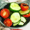 ♪チビひなた♪'s cooksnap of when they made 塩こぶ入り☆きゅうりとトマトのサラダ.