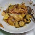 イビス's cooksnap of when they made ズッキーニとベーコンのカレー焼き♪.