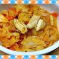 disneyかよ's cooksnap of when they made 簡単☆鶏肉ときゃべつのトマト煮込み.