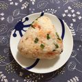 ゆきプー♡'s cooksnap of when they made 大根の葉で☆〆のおにぎり.