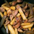 ゆごgogo's cooksnap of when they made パパッと一品！大根と豚肉の甘辛炒め.