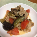 WARA_Be's cooksnap of when they made 豚肉と茄子トマトの中華和え.
