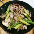 くまちーこ's cooksnap of when they made アスパラとベーコンのマヨ炒め.