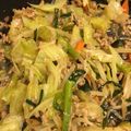 さきゆーママ's cooksnap of when they made キャベツとにらの味噌炒め～味噌ラーメン風.
