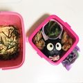 reikorabi's cooksnap of when they made キャラ弁 魔女の宅急便より ジジ.