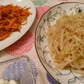 aya♡beer's cooksnap of when they made 簡単☆もやしナムル.