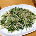 はなぽりん's cooksnap of when they made 水菜とツナの簡単サラダ☆☆.