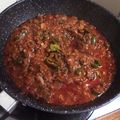 そらららー's cooksnap of when they made 簡単本格ミートソースパスタ.