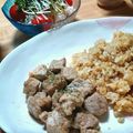 ✩ひよこ✩'s cooksnap of when they made お手軽ステーキピラフ.