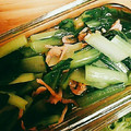 やぶsan's cooksnap of when they made 我が家の定番☆小松菜と桜海老の煮びたし.