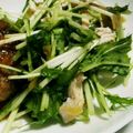 skunki's cooksnap of when they made 簡単♪水菜とささみとザーサイのサラダ.