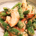 ととの奥さん's cooksnap of when they made 簡単サラダ。ささみといんげんの梅マヨ和え.