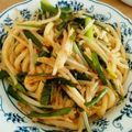 まゆこ♡'s cooksnap of when they made ランチ♪もやしとニラのオイスター焼うどん.