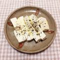 mayunaCook's cooksnap of when they made 塩麹豆腐 オリーブオイルかけ.
