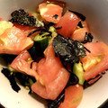 プーハチ's cooksnap of when they made 簡単！トマトときゅうりの中華和え.