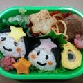 うさちゃんS's cooksnap of when they made 七夕 キャラ弁.