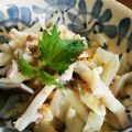 kana叶's cooksnap of when they made キャベツとイカのごま酢和え　酢生姜もOK.