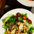 まりおっかあ's cooksnap of when they made ＊ジューシー蒸し鶏と焼ききのこのサラダ＊.