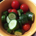 ❁❁❁❁❁'s cooksnap of when they made きゅうりとトマトの浅漬け.