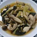 なおつん0802's cooksnap of when they made 簡単お弁当にも♡鶏ささみと小松菜の甘酢煮.