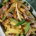 新米ママの時短飯's cooksnap of when they made じゃがいもと豚肉の甘辛炒め.