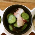 二角形's cooksnap of when they made もずく酢に漬けるだけ！タコと胡瓜の酢の物.