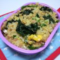 みむ's cooksnap of when they made ポパイのほうれん草チャーハン♪.