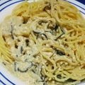 傘海月's cooksnap of when they made 低カロリー✡塩昆布de豆腐クリームパスタ.