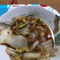 H★ayumama's cooksnap of when they made 白菜の梅かつお蒸し.