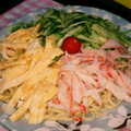 すみま～る's cooksnap of when they made 今日の晩ごはん♪具だくさん！冷やし中華.