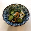 guko's cooksnap of when they made キュウリとちくわの酢の物.