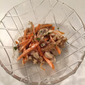 ラクラクダ's cooksnap of when they made 人参と蒸し鶏のしりしりサラダ.
